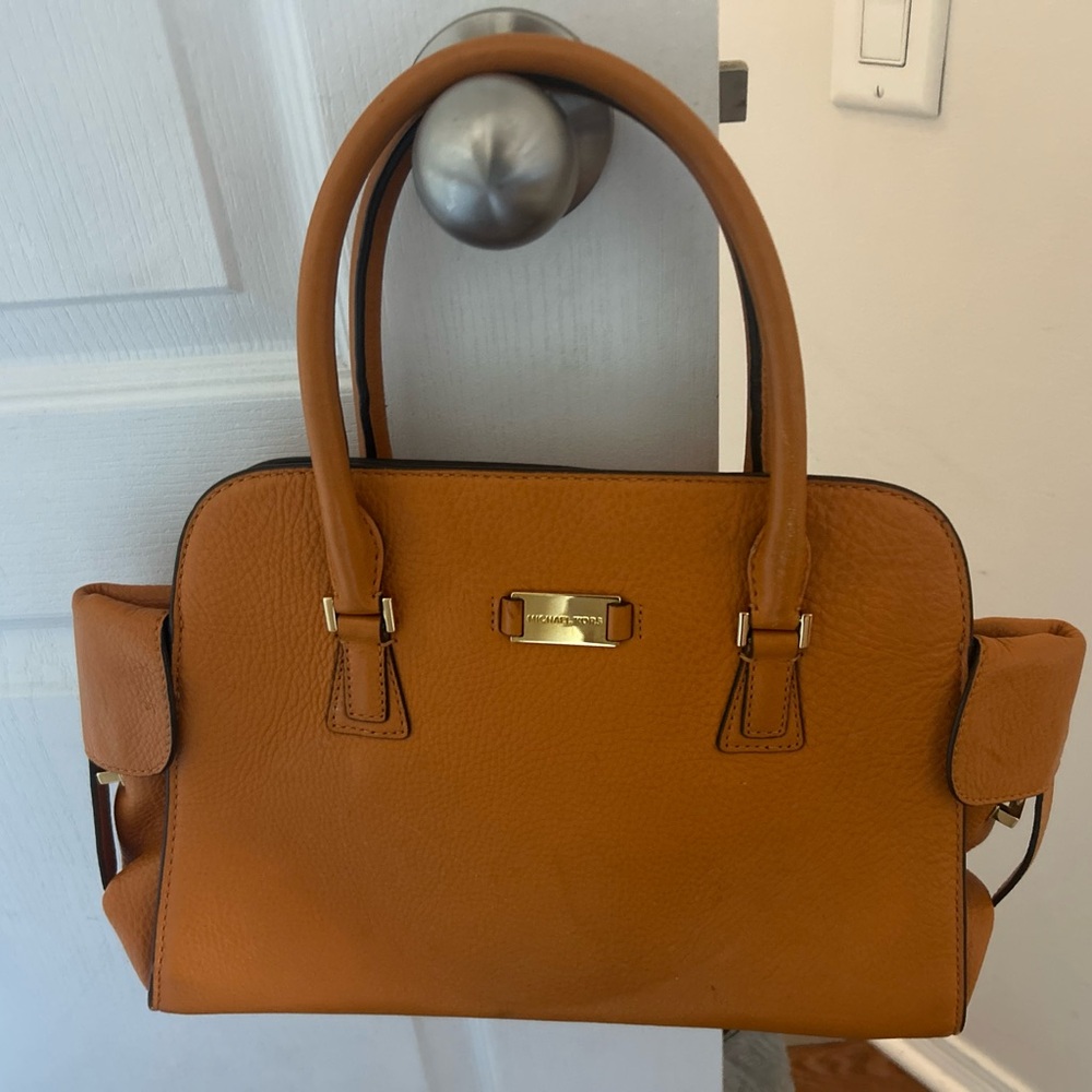 Michael Kors Orange Satchel Bag